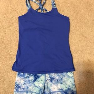 Ivivva tank top & bootie shorts